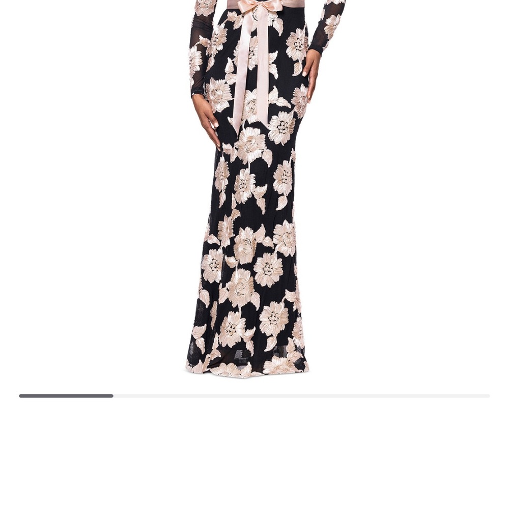 Floral Long Sleeve Maxi Dress 8 NEW